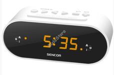 Sencor SRC 1100 W rádiós ébresztőóra fehér SRC1100W